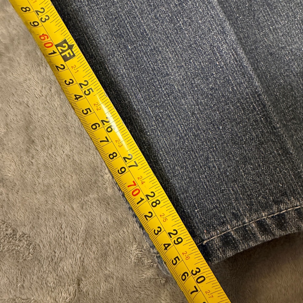 Phat Farm Mens 38x30 Straight Fit Jeans Blue Denim 100% Cotton Streetwear - Picture 8 of 10